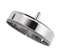 sourcing map Trépan Diamant Foret Scie Cloche pour Carrelage Verre Marbre Céramique Ton Argent 100mm