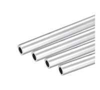 sourcing map Tube Aluminium 6063 Aluminium Rond Tube 7mm Diamètre Externe 5mm Interne Diamètre 25cm Longueur Tuyau Tube 4pcs
