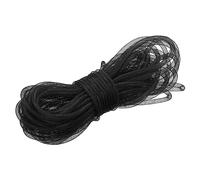sourcing map Tube en maille flexible pour couronne, cadeau, décorations d'anniversaire, fête de mariage, loisirs créatifs - 27,4 m - 1,9 cm - Noir