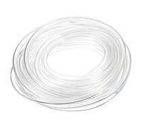 sourcing map Tube en PVC, 3,5 mm de diamètre intérieur x 4,5 mm de diamètre extérieur - Tuyau d'eau en vinyle transparent léger et flexible pour aquaponie, tuyau d'air, irrigation