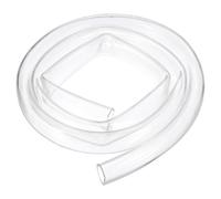 sourcing map Tube en PVC transparent de 28 mm de diamètre intérieur x 34 mm de diamètre extérieur - Tuyau d'eau en vinyle transparent léger et flexible pour aquaponie, tuyau d'air, irrigation