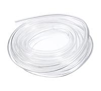 sourcing map Tube en PVC transparent de 6 mm de diamètre intérieur x 7 mm de diamètre extérieur - 4 m de long - Tuyau d'eau en plastique léger et flexible pour aquaponie, tuyau d'air, irrigation