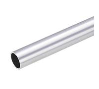 sourcing map Tube rond en aluminium 6063, 22 mm de diamètre extérieur 19 mm de diamètre intérieur 300 mm de longueur, tube droit sans soudure