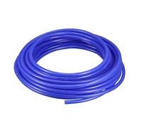 sourcing map Tubes Pneumatiques à Air 6mm OD x 4mm ID 10m(32.8Pieds) PU Polyurethane Air Compresseur Tuyau Tube Bleu
