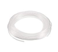 sourcing map Tuyau air comprimé 4mm x 2.5mm Pneumatique Compresseur D'air Tube PU 2.5 mètres Clair