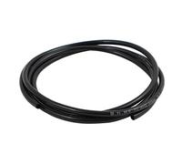 sourcing map Tuyau Air Comprimé 6mm x 4mm compresseur air pneumatique flexible Tube PU noir 1,5 m