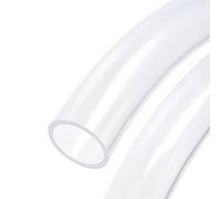 sourcing map Tuyau Flexible PVC Transparent Vinyle Tube PVC 45mm Diamètre Interne 53mm Diamètre Externe 1 Mètre de Longueur Flexible Léger pour Eau Tube Air Ligne