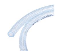 sourcing map Tuyau PVC Tressé Tube 10mm Dia Interne 14mm Dia Externe 1m | Renforcé Transparent Haute Pression, pour Tuyau eau pour Irrigation de Jardin