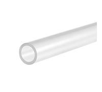 sourcing map Tuyau Rigide en PVC Rond Tube PVC 12mm Diamètre Interne 16mm Diamètre Externe 0.2m Transparent Haut Transparence pour Eau Tube Artisanats Présentoirs