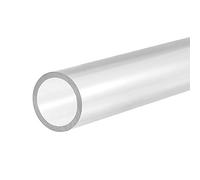sourcing map Tuyau Rigide en PVC Rond Tube PVC 25.6mm Diamètre Interne 32mm Diamètre Externe 0.3 m Transparent Haut Transparence pour Eau Tube Artisanats Présentoirs