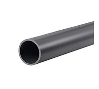 sourcing map Tuyau Rigide en PVC Rond Tube PVC 28mm Diamètre Interne 32mm Diamètre Externe 0.35m Clair Gris Haut Impact pour Eau Tube Artisanats