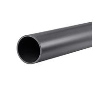 sourcing map Tuyau Rigide en PVC Rond Tube PVC 36mm Diamètre Interne 40mm Diamètre Externe 0.65m Foncé Gris Haut Impact pour Eau Tube Artisanats