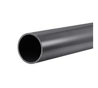 sourcing map Tuyau rond rigide en PVC - 56,5 mm - Diamètre interne : 63 mm - Diamètre extérieur : 0,65 m - Gris foncé - Résistant aux chocs - Pour les travaux manuels