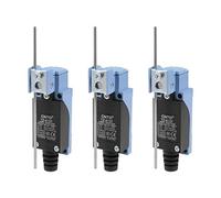 sourcing map TZ-8107 Comm. limite Adjustable Bras levier tige 1NC+1NO pour CNC Fraise Laser 3Pcs