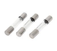 sourcing map Verre Tube Fusible Haute Tension 0.8A 5kV 6 x 40mm 3Pcs pour Micro-ondes Four
