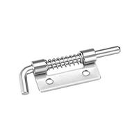 sourcing map Verrou à ressort 2.2 Pouce Droitier Acier Inox 304 Verrou à baril 5Pcs