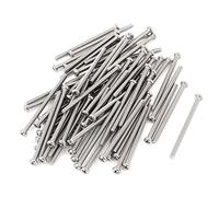 sourcing map Vis Boulon à tête cruciforme en acier inoxydable 304 M2.5 x 40mm 60pcs