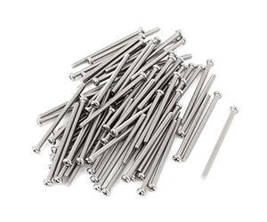 sourcing map Vis Boulon à tête cruciforme en acier inoxydable 304 M2.5 x 40mm 60pcs