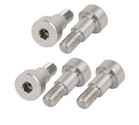 sourcing map Vis Épaule 10mm Ø 12mm long épaule M8 Filetée 5pcs