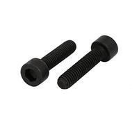 sourcing map Vis Filetage Gauche Tête Six Pans Creux M6x25mm 2pcs | Boulon Grade 8.8 Acier Carbone, Filetage Complet