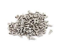 sourcing map Vis M2,5 x 6 mm en Acier Inoxydable à Tête Croisée 100Pcs | Vis auto-taraudeuses