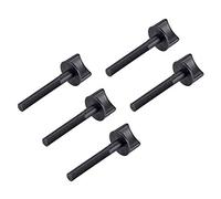 sourcing map Vis Moletée Tige en plastique Filetage Partiel Métrique Pour Avion RC M6x30mm 40mm 5Pcs