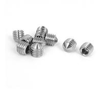 sourcing map Vis Pointeau Conique Inox 304 M10x10mm 10pcs | Pour Poignée De Porte, Vis Sans Tête Hexagonale