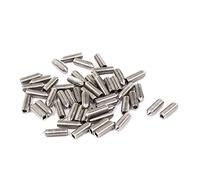 sourcing map Vis Pointeau Conique pour Poignée de Porte Vis Sans Tête Hexagonale M4 x 12mm Acier inox 304 50pcs