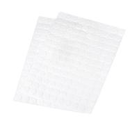 sourcing map Vis Trou Couverture Autocollants, 12mm Diamètre PVC Autoadhésif Couvertures Capuchons pour Bois Meubles Armoire Étagère Wardrobe, Blanc 2 Feuille/280pcs