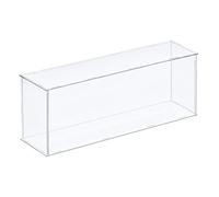 sourcing map Vitrine en acrylique transparent à assembler et à assembler pour objets de collection 41 x 11 x 15,5 cm