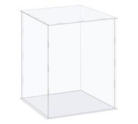 sourcing map Vitrine en acrylique transparent étanche à la poussière 31 x 31 x 36 cm