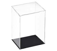 sourcing map Vitrine en acrylique transparent - Protection contre la poussière - Cube de collection - 20,1 x 15 x 30 cm