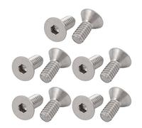 sourcingmap 1/4-20x5/8 pouce tête plate acier inox 304 hex prise 10pcs