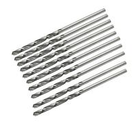 sourcingmap 10pcs Foret hélicoïdal HSS 1,6 mm de point de scission du diamètre 45 mm de long