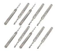 sourcingmap 10pcs Foret PCB Micro 1,5 mm pointe Groove Flûte tungstène carbure