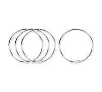 sourcingmap 2,2 "- Loose Leaf-Bague livres-Argent-Lot de 4