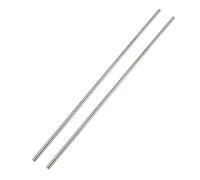 sourcingmap 2 Pièces Travail Des Métaux Acier Inoxydable Tube Rond 170x3mm 0.5mm Wall Épais