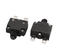 sourcingmap 2pc HS-R01 AC 125V/250V 50/60Hz 15A Inter. bouton pression momentanée 2 bornes