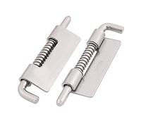 sourcingmap 2pcs Loquet A Ressort Targette A Ressort Verrou de Porte Serrure Pour Meuble Portail Garage acier inox 304 barillet 3.6pouces Long
