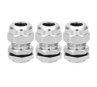 sourcingmap 3PCS PG9-3 Metal Imperméable fixation écrou presse-étoupe farce