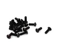 sourcingmap #4-40 x 5/16"en alliage acier rapide UNC à tête bouton-Noir-Lot de 20