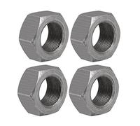 Sourcingmap® 4 pcs M27 x 1.5 mm Pitch en acier carbone de filetage à gauche Écrous hexagonaux