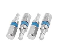 sourcingmap 4pcs Embout Tournevis magntéica 3mm h3 Pointe tête hexagonale