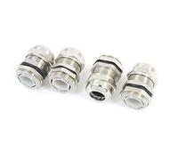 sourcingmap 4pcs PG11 presse-étoupe étanche en métal pour fil de diamètre 5-10mm