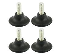 sourcingmap 4pcs Pieds de Nivellement Meuble Réglable Pied Réglable Patin de meuble Jambe Pied de Table Chaise Base Protection Plancher tête 34mm filetage M8x 20mm