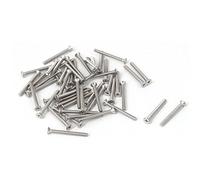 sourcingmap 50pcs Vis Tête Fraisée Cruciforme Tête Plate Boulon M1.6 x 16mm en Acier Inoxydable 316