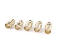 sourcingmap 5pcs Raccord Cannelé 1/2 "PT filetage mâle à 19mm tuyau barbe laiton droit 39mm longueur