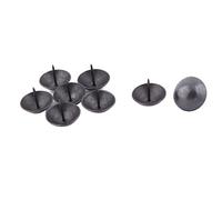 sourcingmap 8pcs Clou Tapissier Pointe Tapissier Clou Tapis Punaise Pour Meuble Décoration métal noir 30 x 25mm