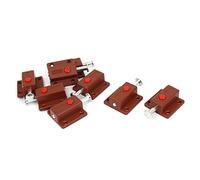 sourcingmap 8pcs Verrou Loquet Bouton Targette Fenêtre bouton poussoir ressort charge automatique porte boulon loquets serrure