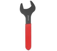 Sourcingmap Clé à tête plate à extrémité ouverte unique métrique de 29 mm Décalage de 15 degrés en forme de U Outil de démontage à tête plate petite avec tige rouge noircie pour réparation automobile